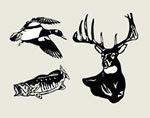 Silhouette Wildlife Decals