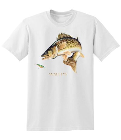 Walleye Fishing T-Shirts for Sale