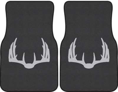 Nice Rack 5 Deer Silhouette Car Mats