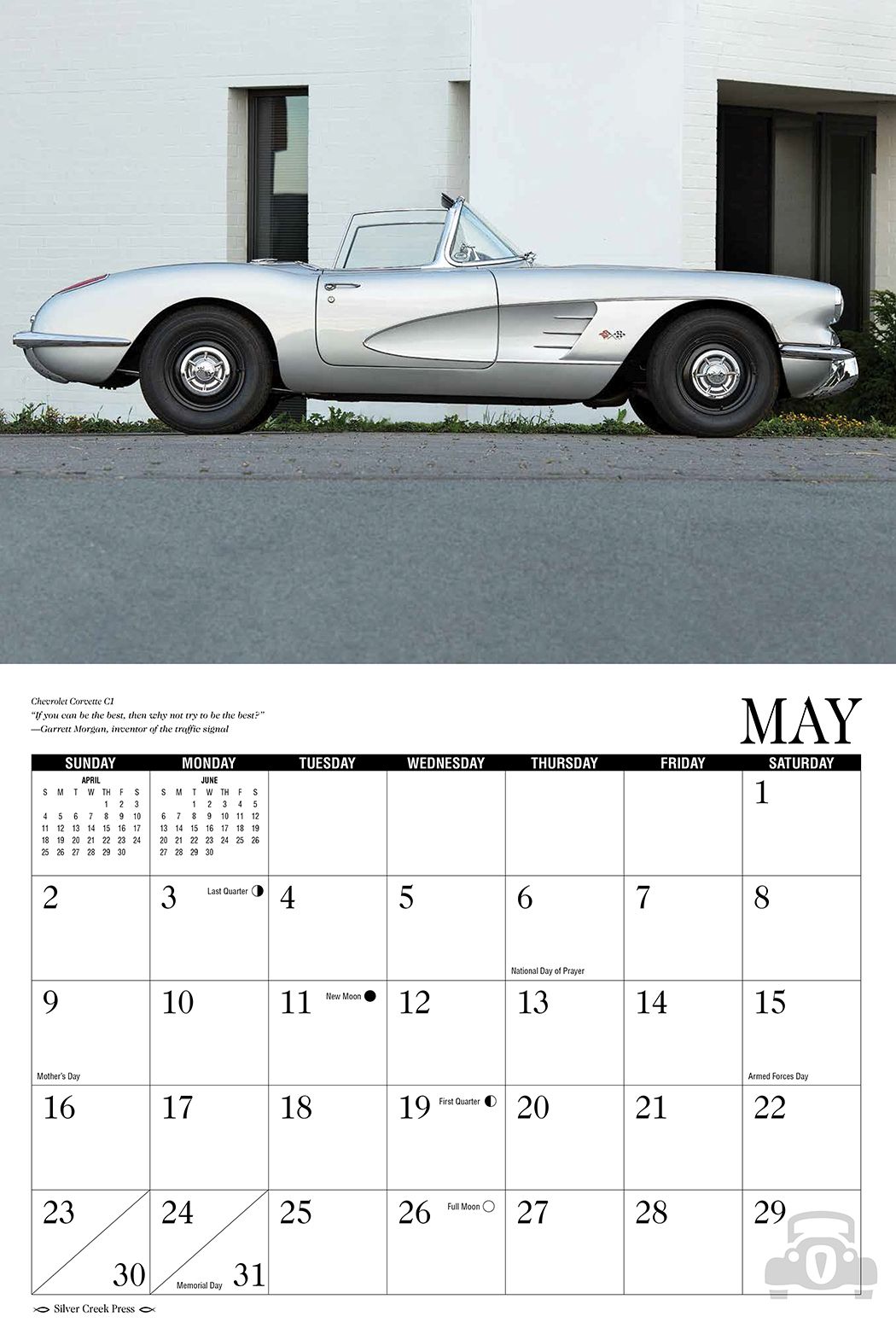 Classic Cars 2021 Wall Calendar