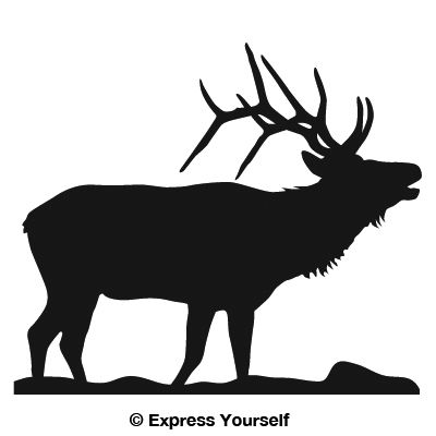 Bugling Elk Big Game Decal