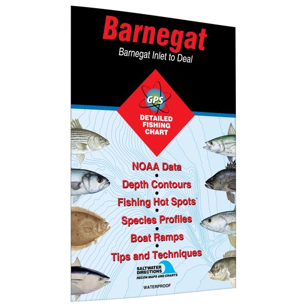 Waterproof Charts - Barnegat Bay Coastal Fishing