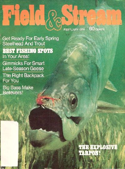 Vintage Field and Stream Magazine - March, 1976 - Good Condition
