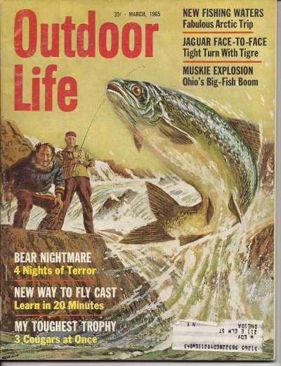 OUTDOOR LIFE MAGAZINE MARCH 1971 VINTAGE HUNTING FISHING SPORTING NEWS